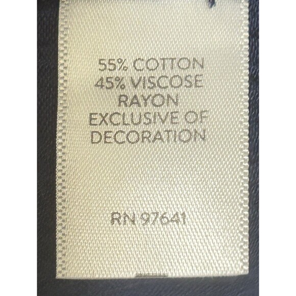 J. Jill Women's Large Floral Embroidered Peasant Blue‎ Batik Print Dress - Picture 7 of 13